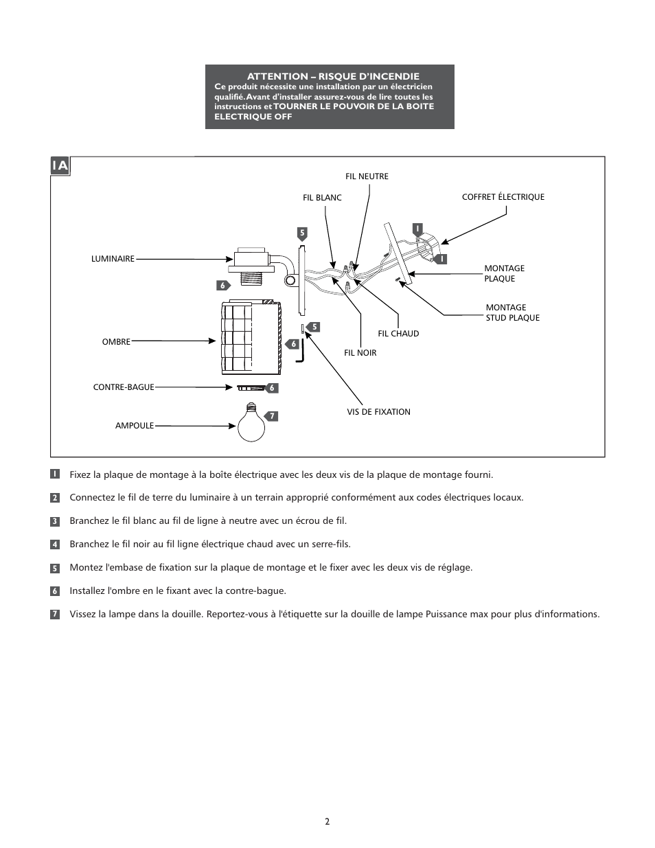 Feiss VS3200_ User Manual | Page 2 / 4