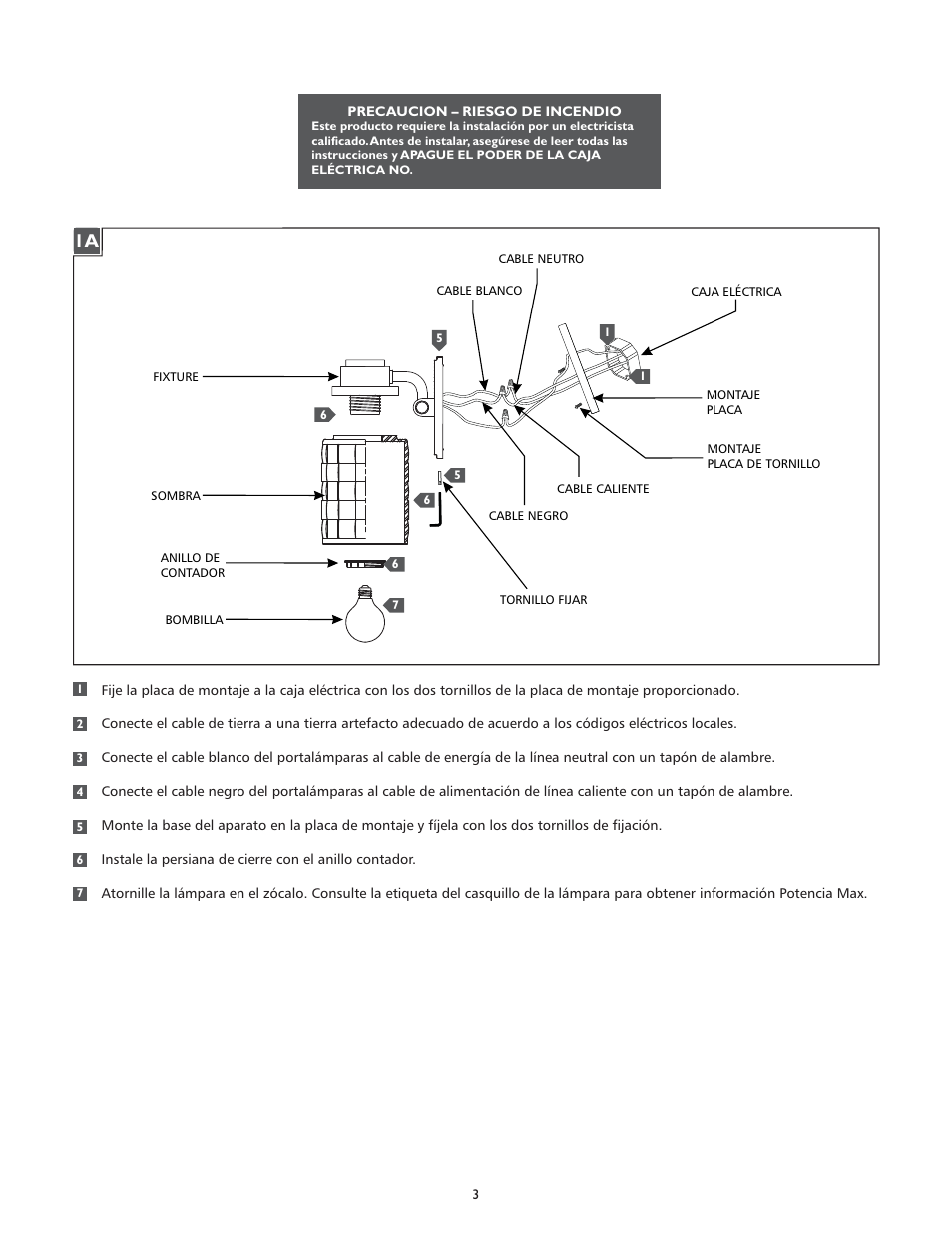 Feiss VS3200_ User Manual | Page 3 / 4