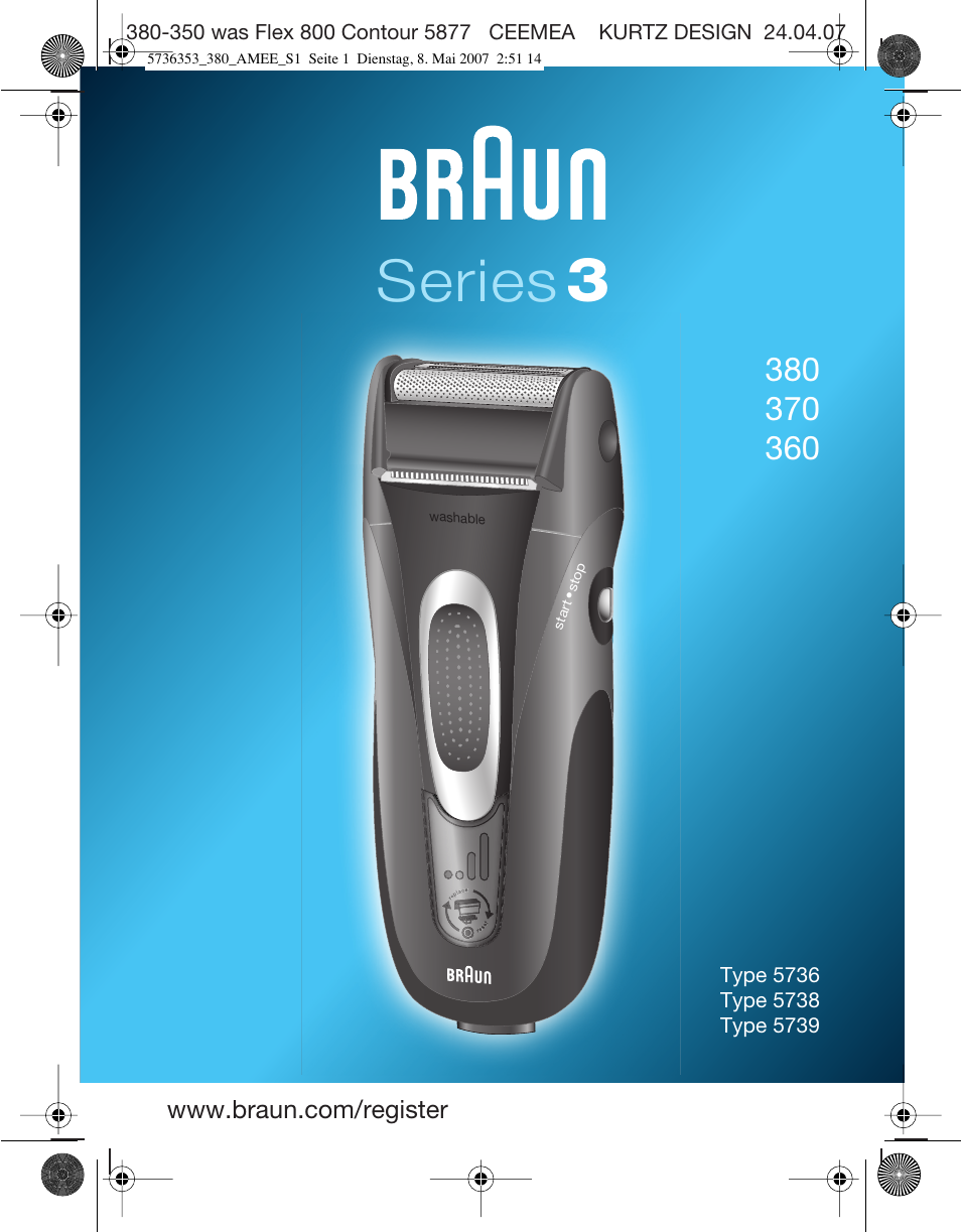 Braun 5736 User Manual | 40 pages