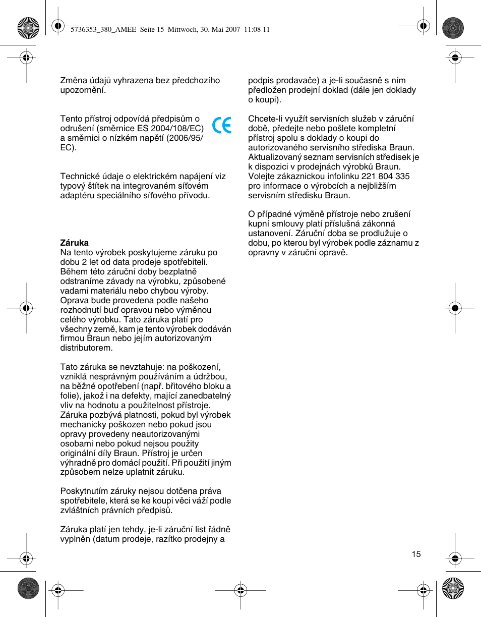 Braun 5736 User Manual | Page 15 / 40