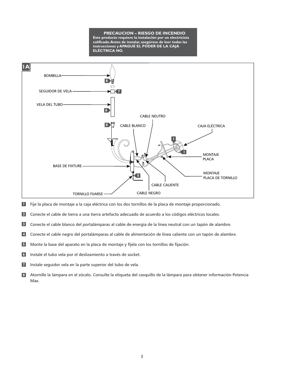 Feiss WB1601 User Manual | Page 3 / 4