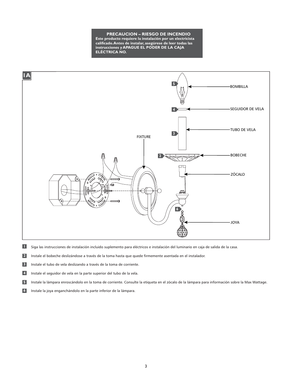 Feiss WB1606 User Manual | Page 3 / 4