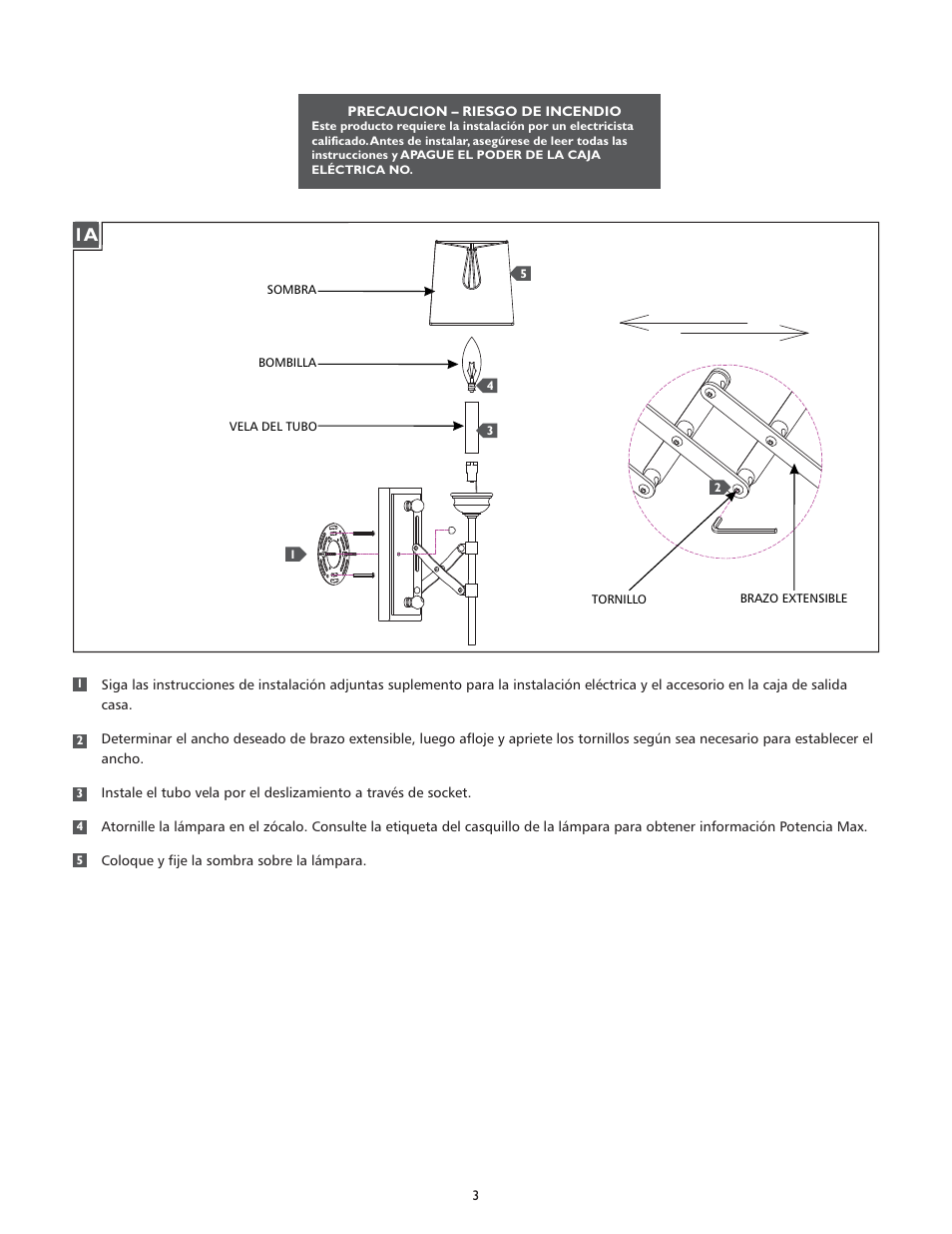 Feiss WB1608 User Manual | Page 3 / 4
