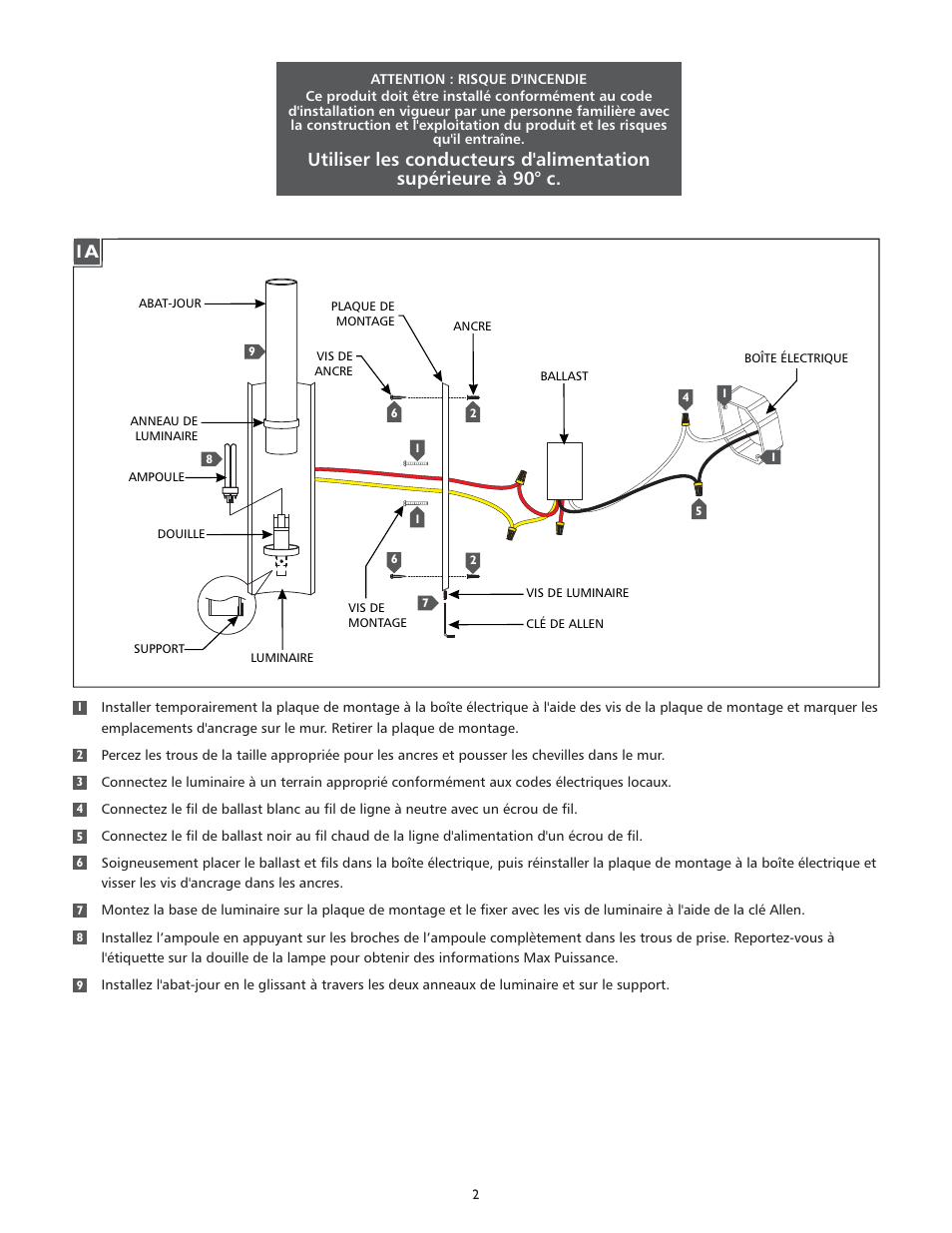 Feiss MFMISCA0002 User Manual | Page 2 / 4