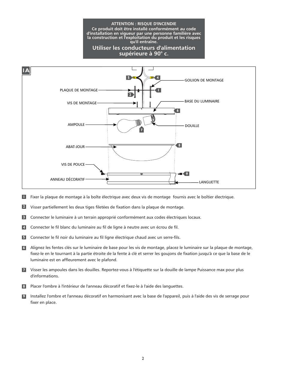Feiss FM379 User Manual | Page 2 / 4