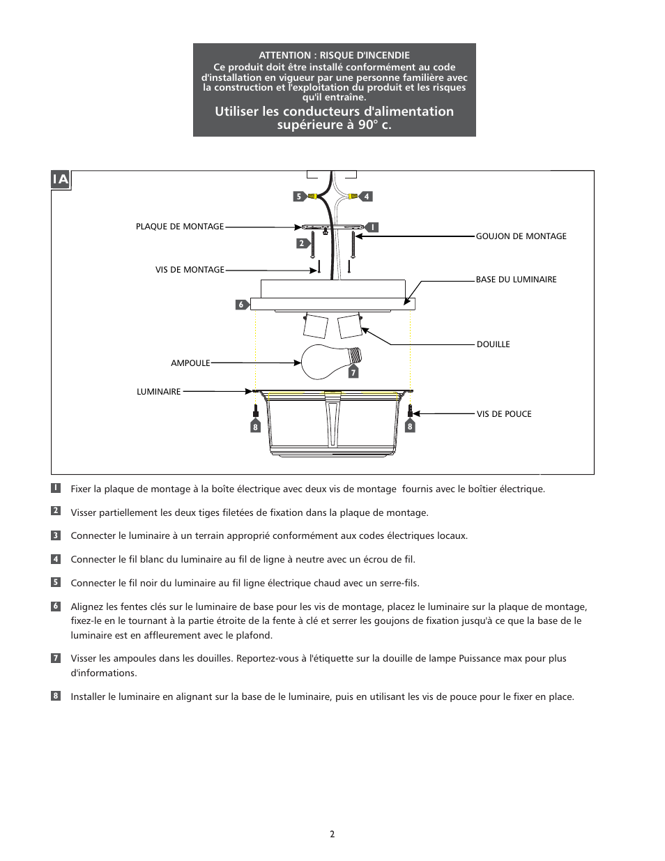 Feiss FM389 User Manual | Page 2 / 4