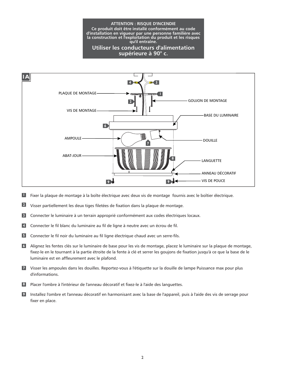 Feiss FM381 User Manual | Page 2 / 4