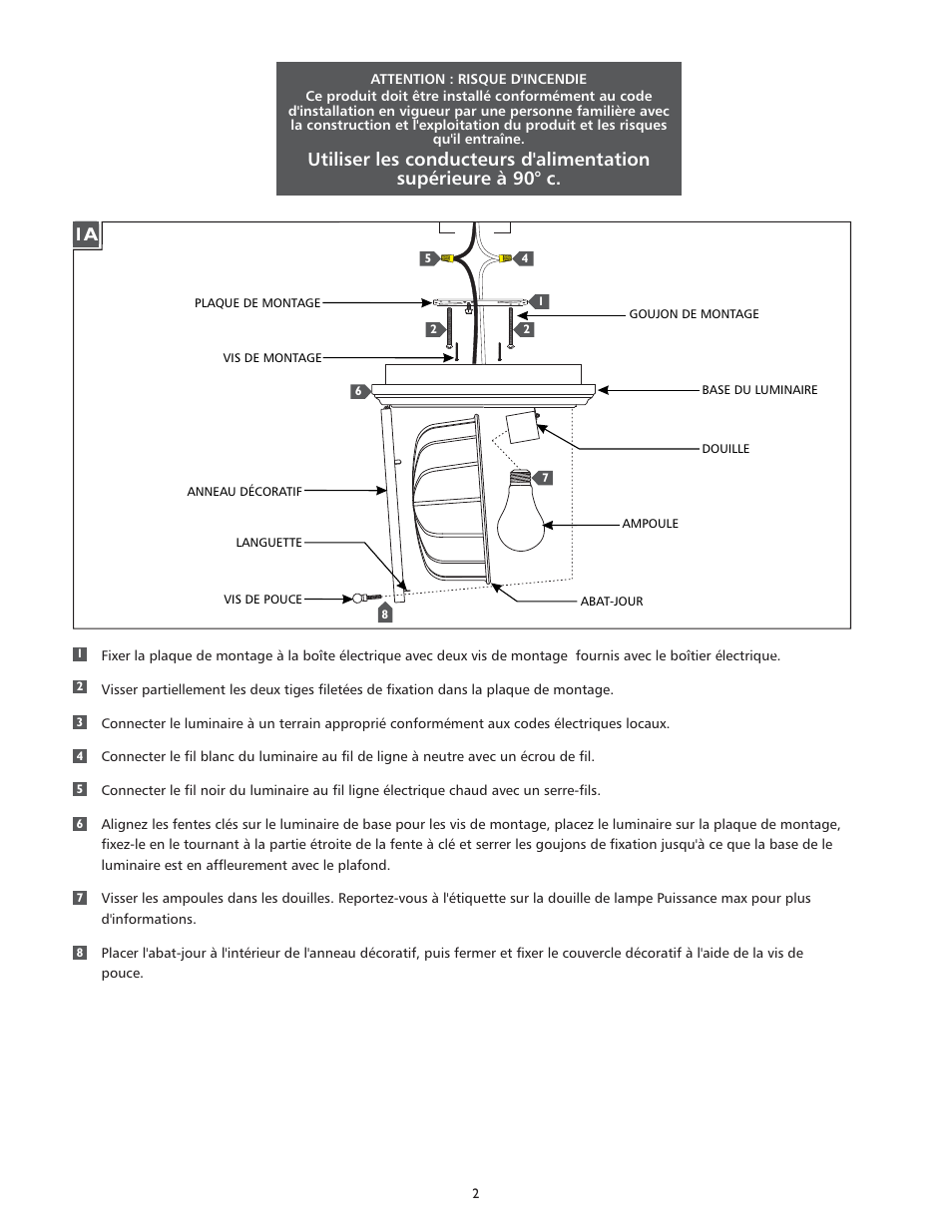 Feiss FM383 User Manual | Page 2 / 4