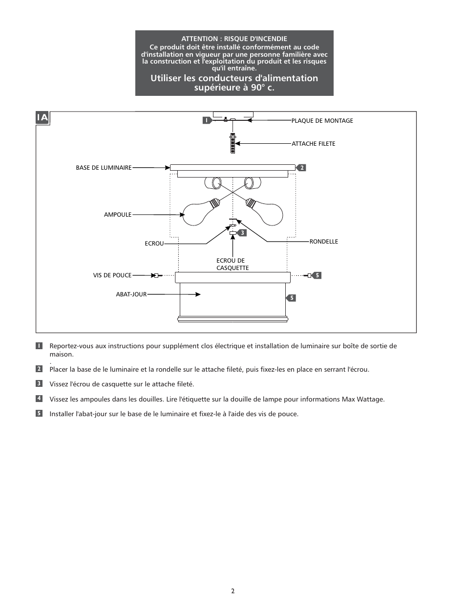Feiss FM399 User Manual | Page 2 / 4