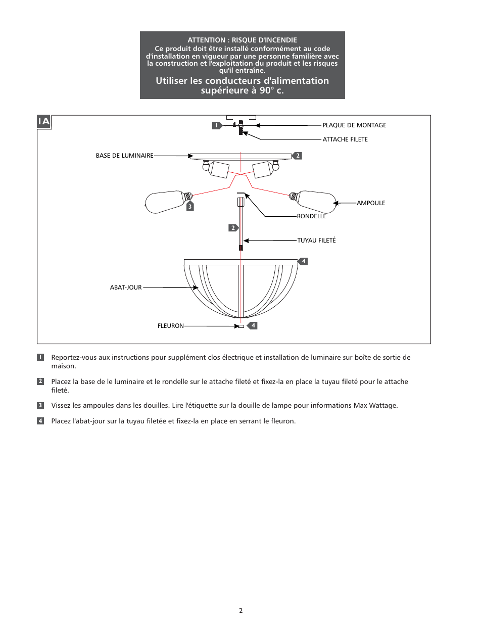 Feiss FM400 User Manual | Page 2 / 4