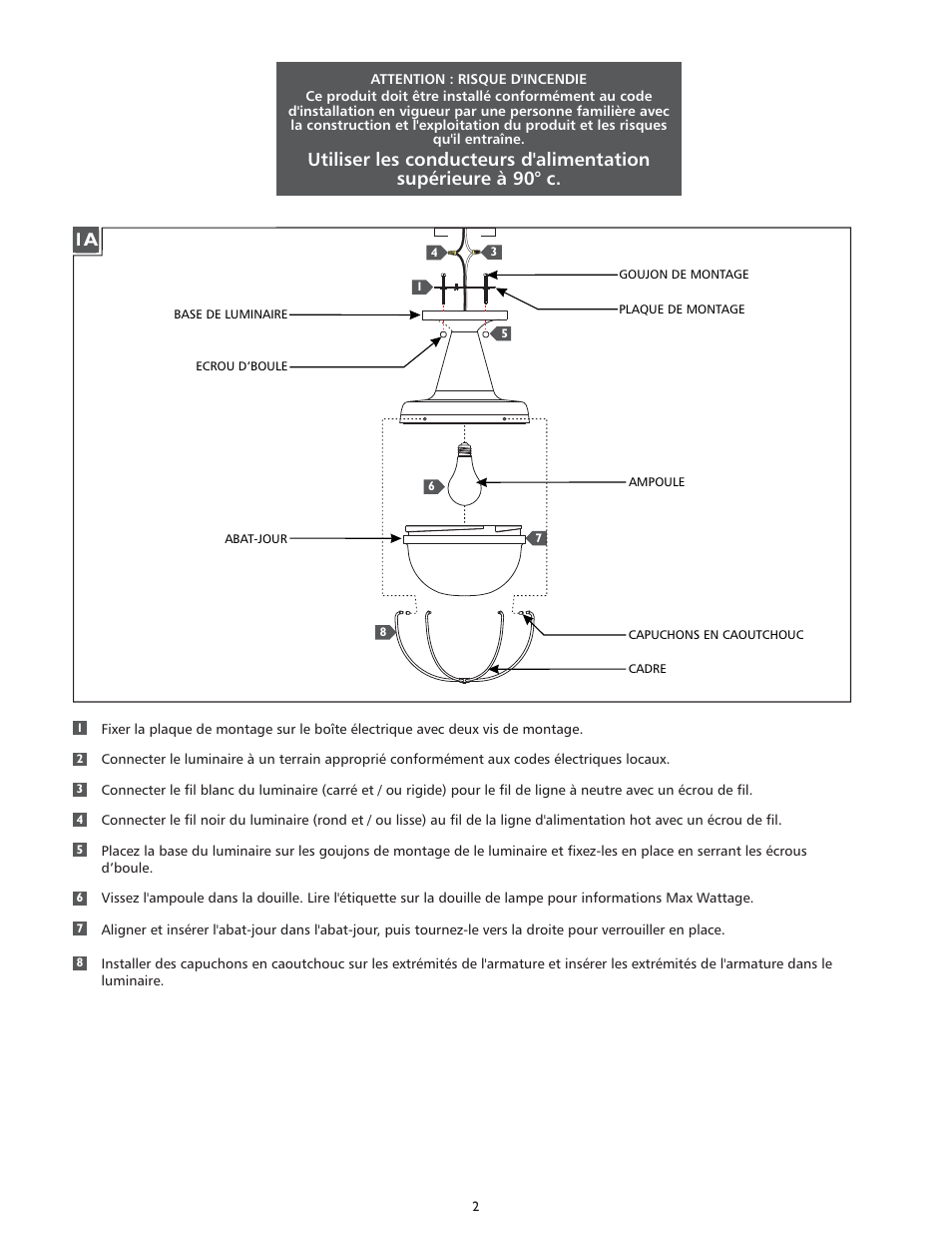 Feiss OL14013 User Manual | Page 2 / 4