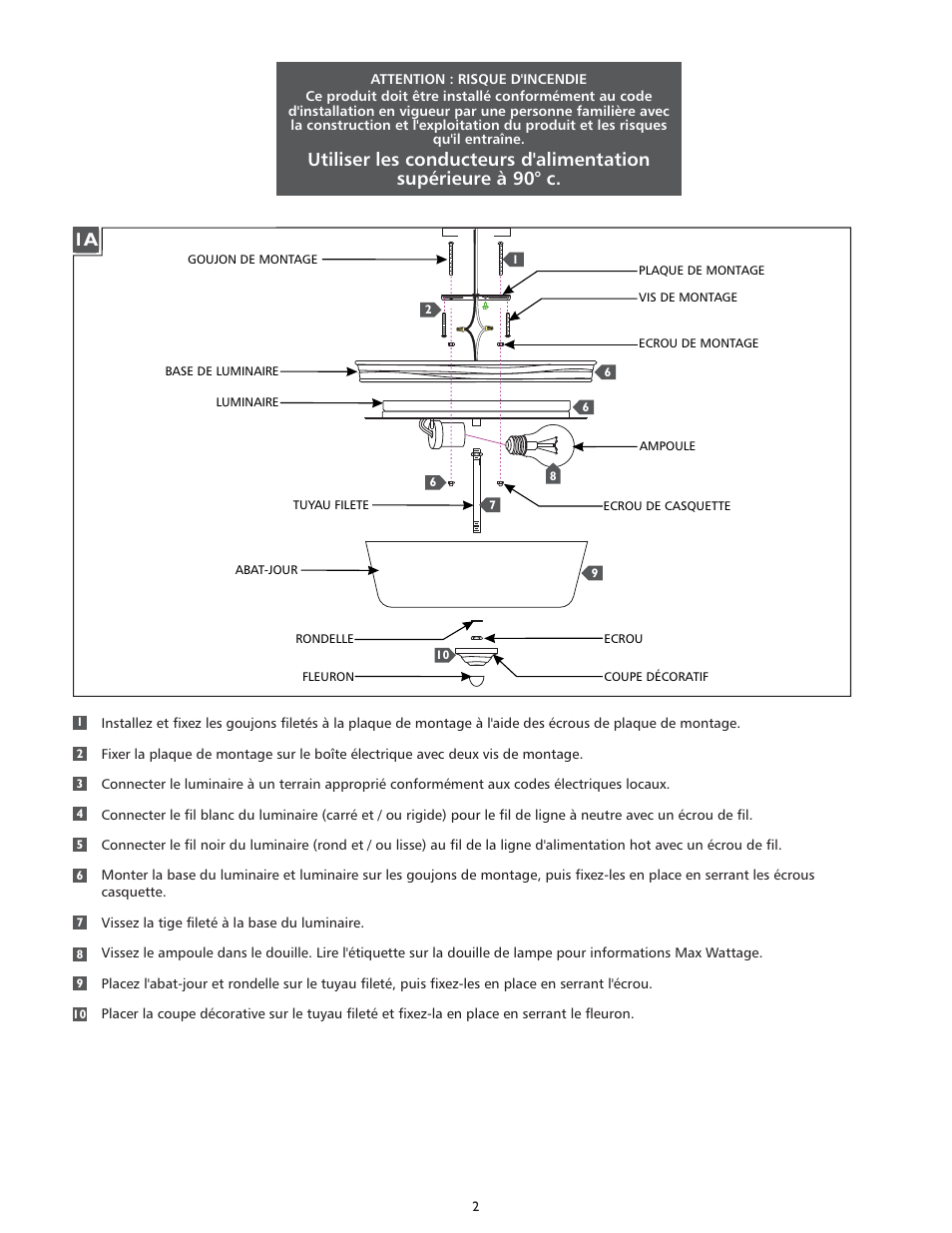 Feiss FM406 User Manual | Page 2 / 4