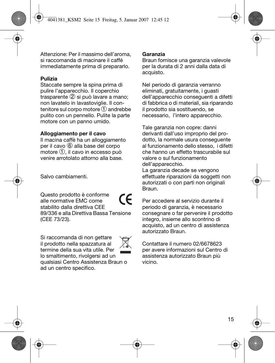 Braun 4041 User Manual | Page 15 / 43