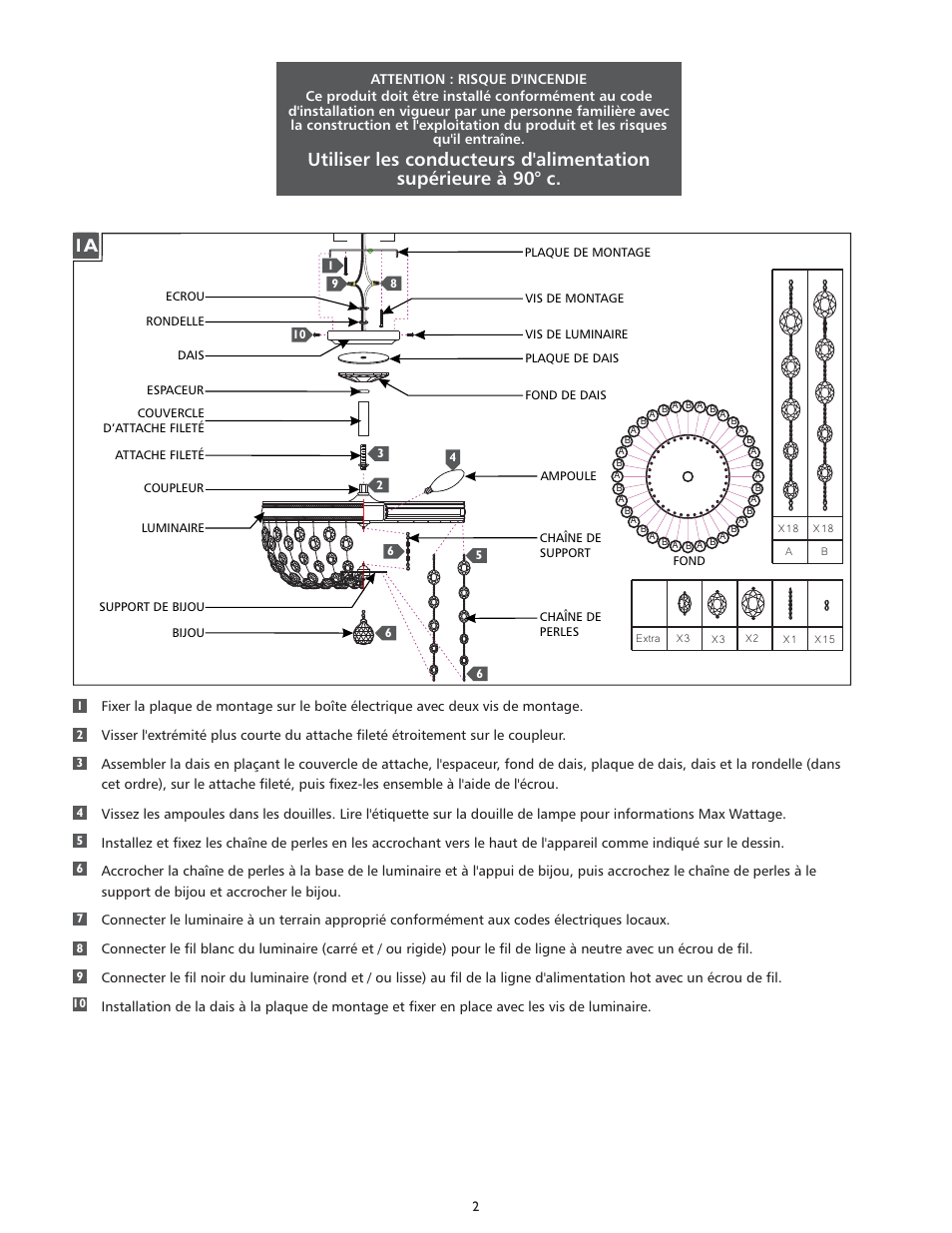Feiss SF312 User Manual | Page 2 / 4