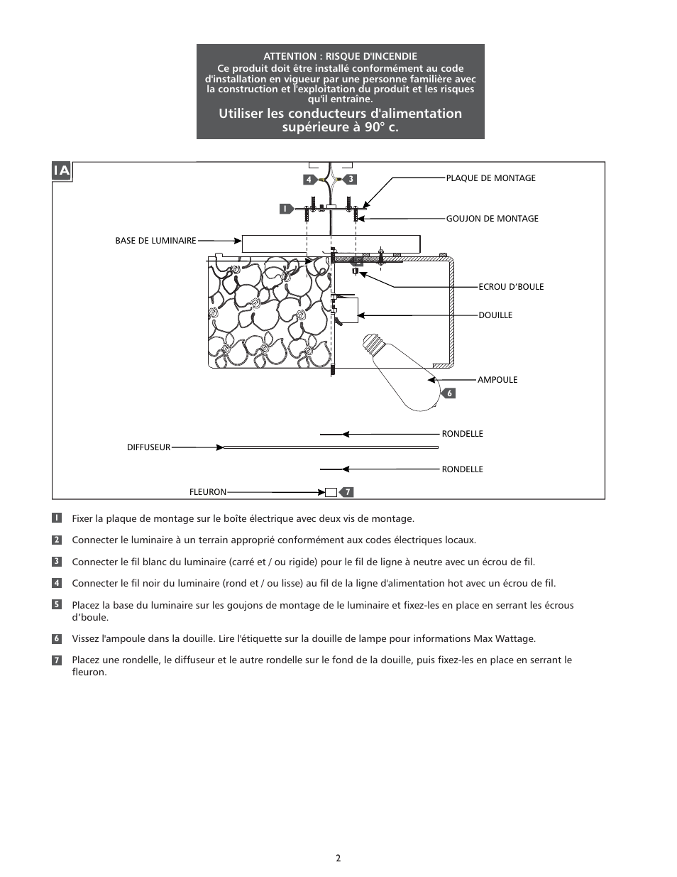 Feiss FM410 User Manual | Page 2 / 4