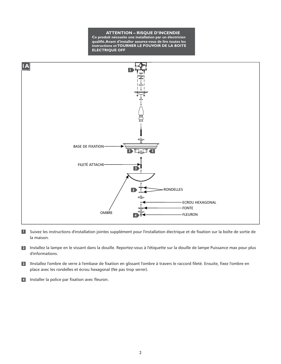 Feiss SF310 User Manual | Page 2 / 4