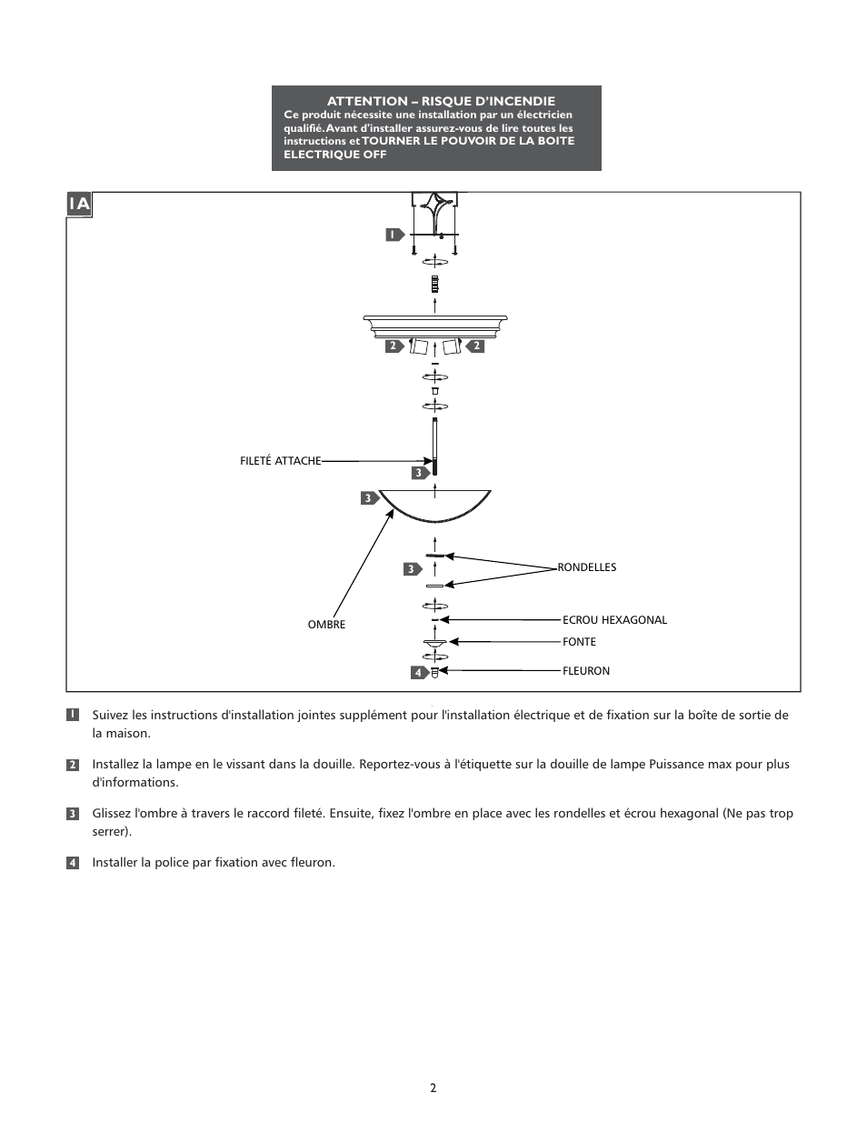 Feiss FM375 User Manual | Page 2 / 4