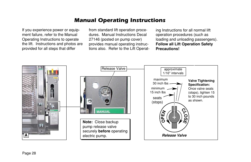 Manual operating instructions | Braun VL955 User Manual | Page 30 / 40