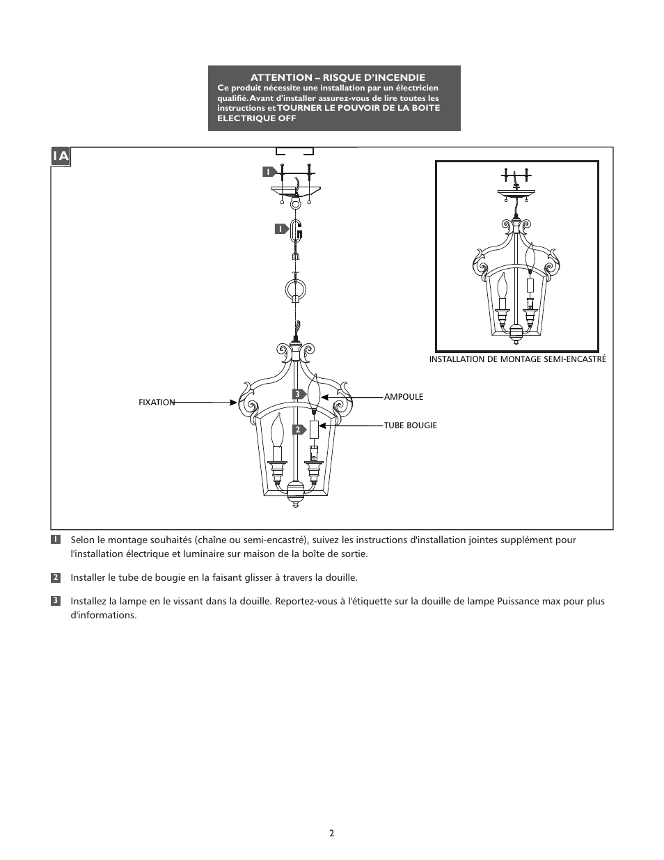 Feiss F2801-4 User Manual | Page 2 / 4