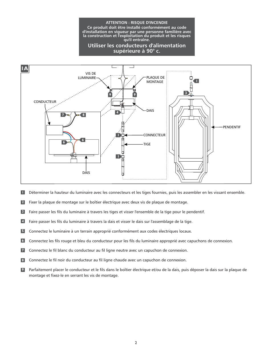 Feiss F2954-6 User Manual | Page 2 / 4
