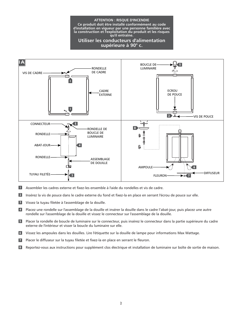 Feiss F2928-2 User Manual | Page 2 / 4