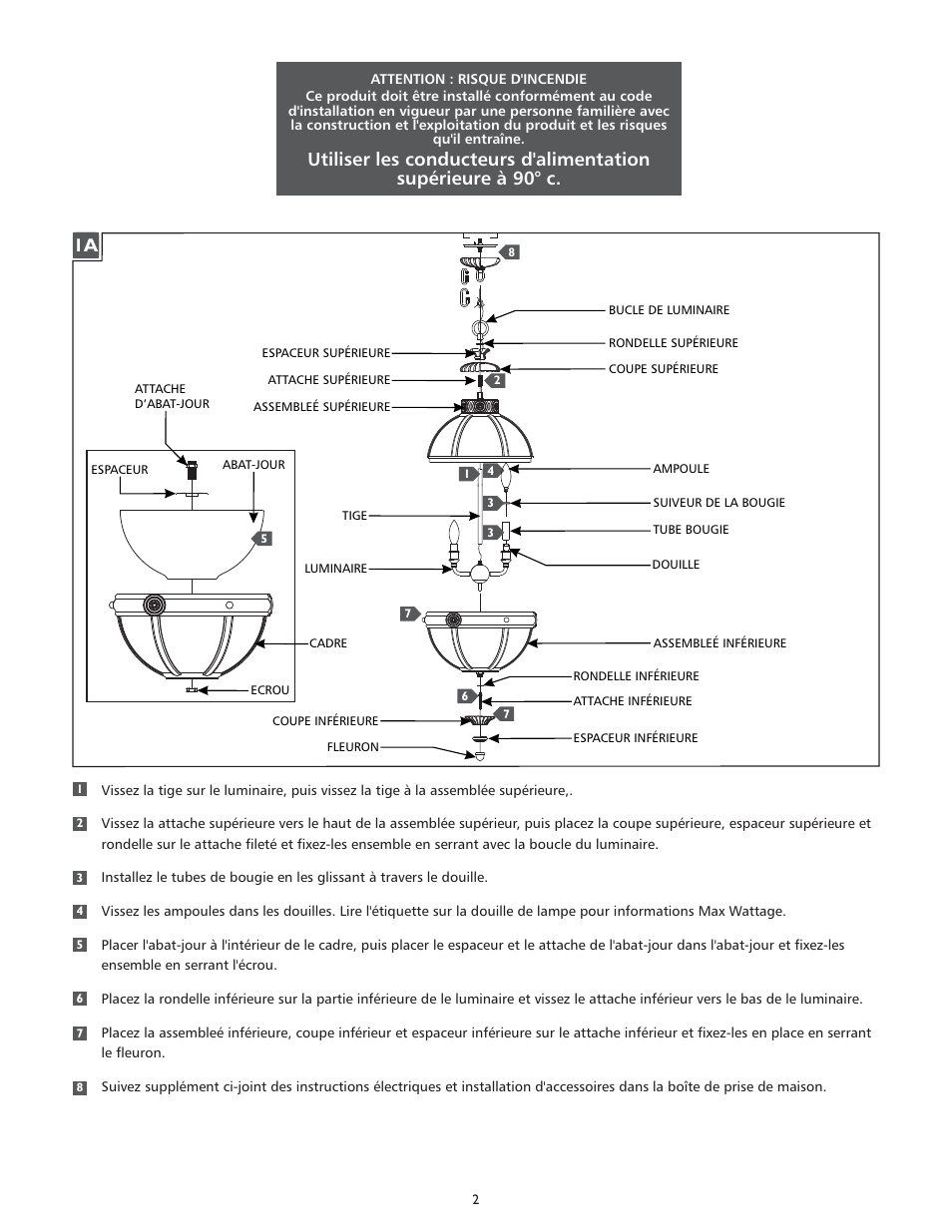 Feiss F2931-6 User Manual | Page 2 / 4