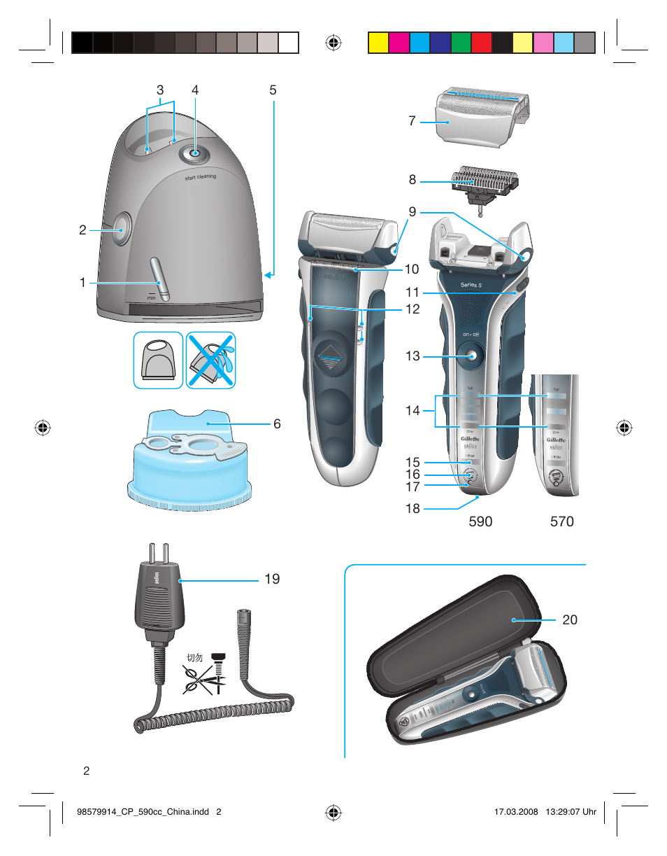 Braun 590CC User Manual | Page 2 / 14