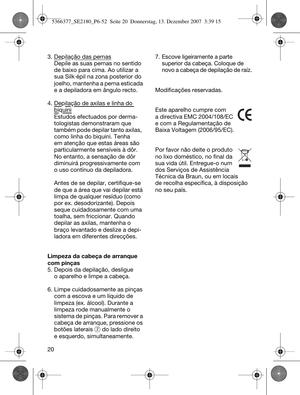 Braun 2180 User Manual | Page 19 / 46