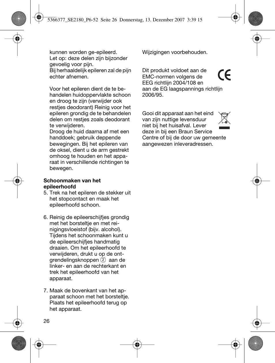 Braun 2180 User Manual | Page 25 / 46