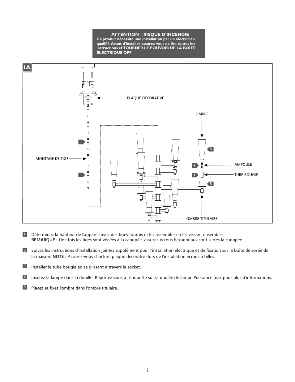 Feiss F2816-10 User Manual | Page 2 / 4