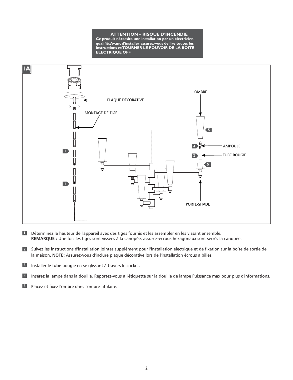 Feiss F2814-6 User Manual | Page 2 / 4