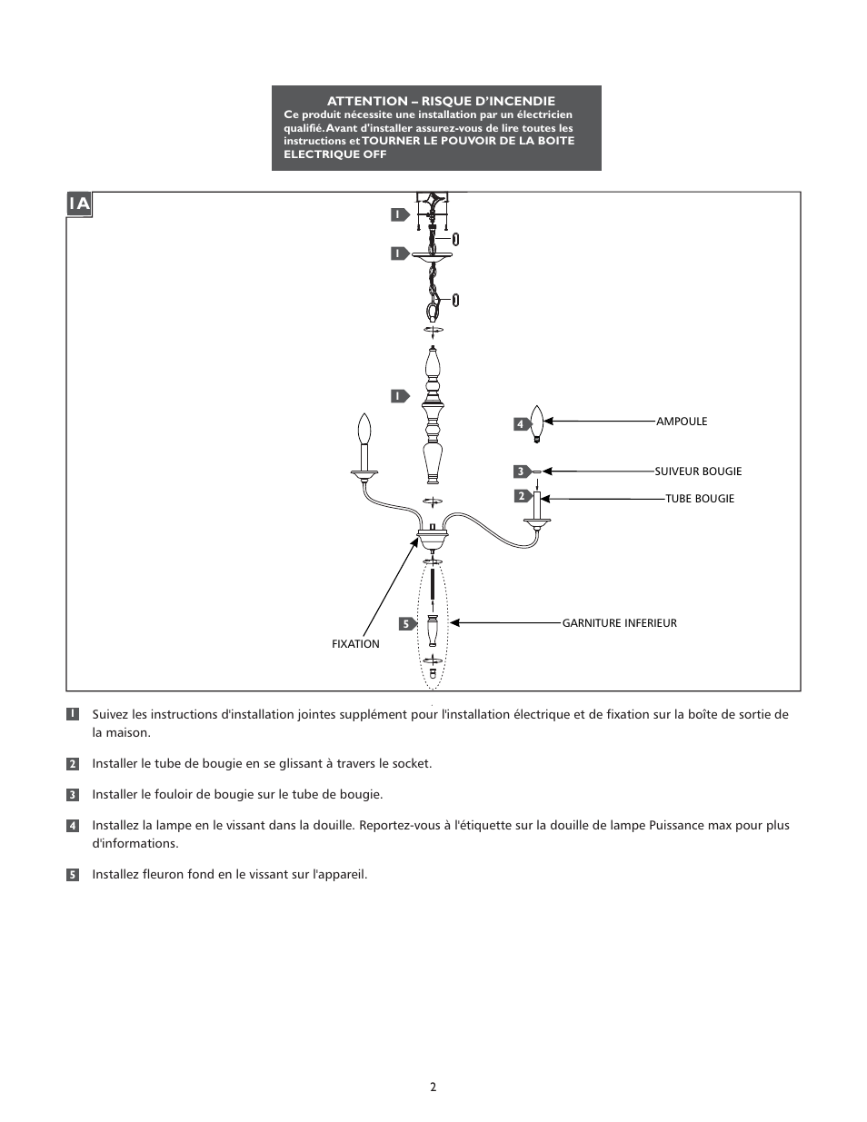 Feiss F2790-6+3 User Manual | Page 2 / 4