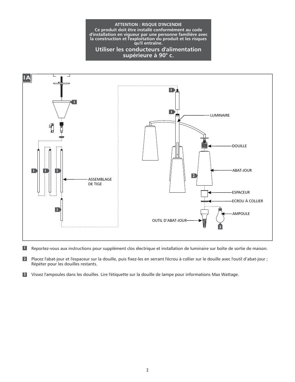 Feiss F2950-8 User Manual | Page 2 / 4