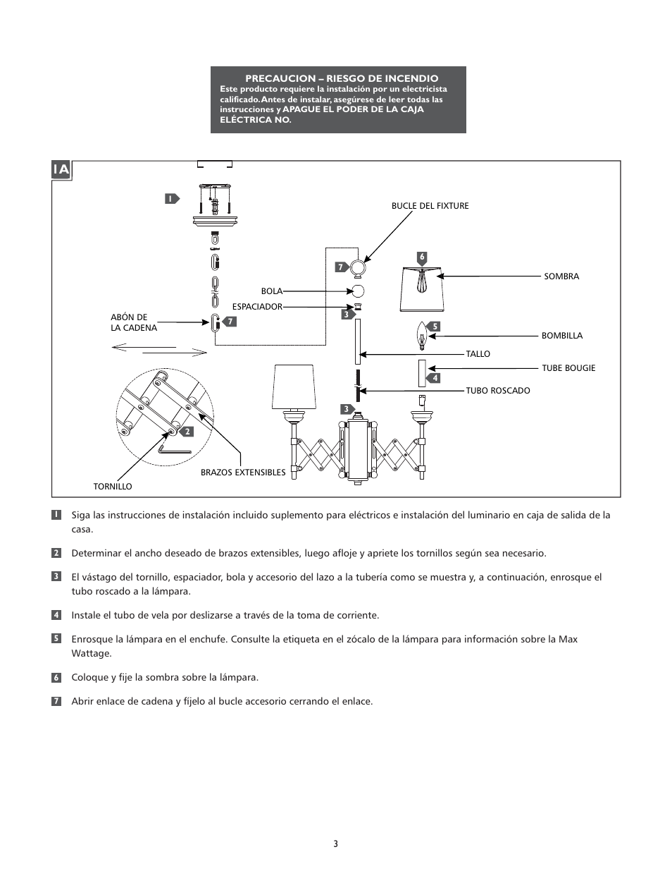 Feiss F2819-4 User Manual | Page 3 / 4