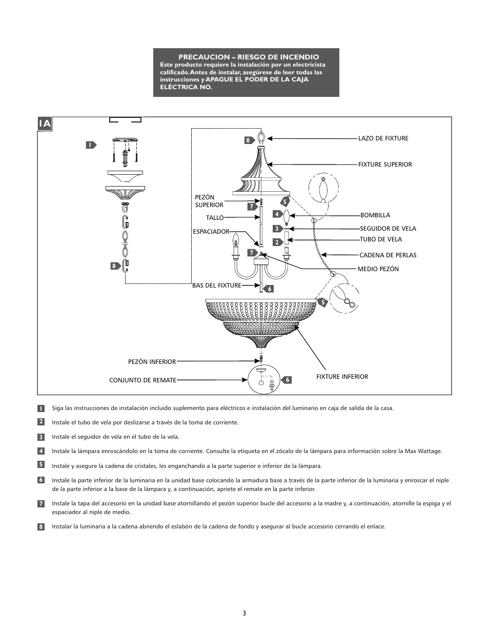 Feiss F2808-6 User Manual | Page 3 / 4