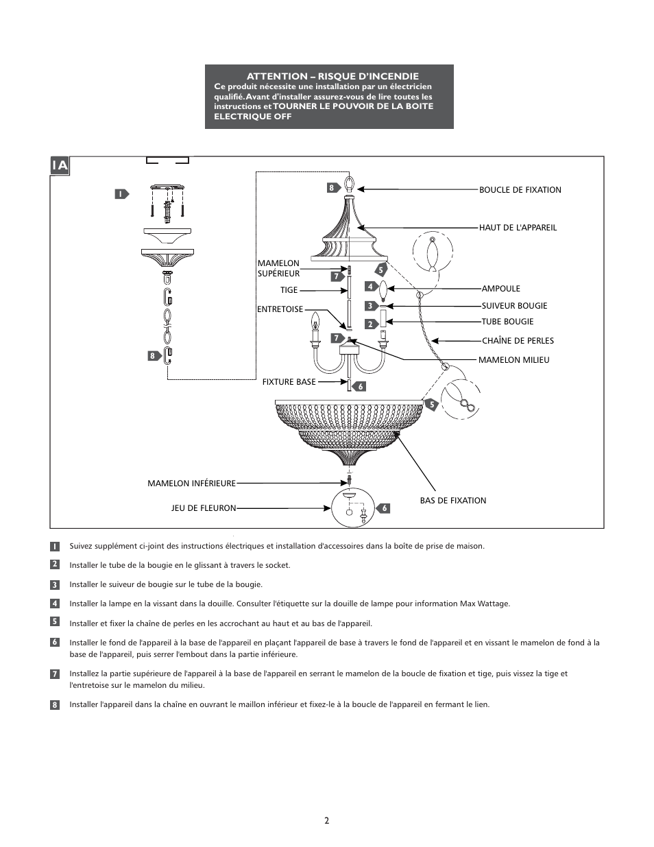 Feiss F2807-4 User Manual | Page 2 / 4