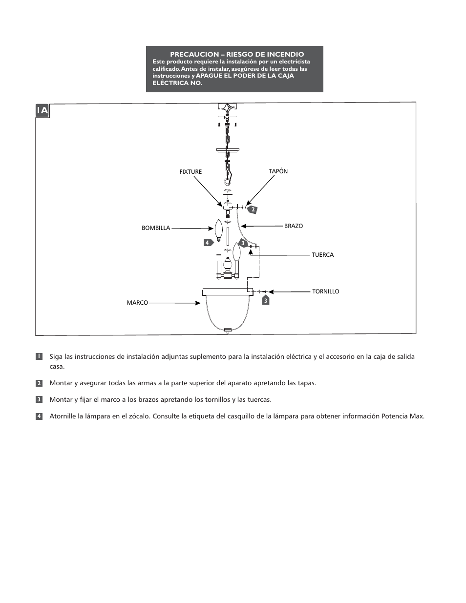 Feiss F2798-4 User Manual | Page 3 / 4
