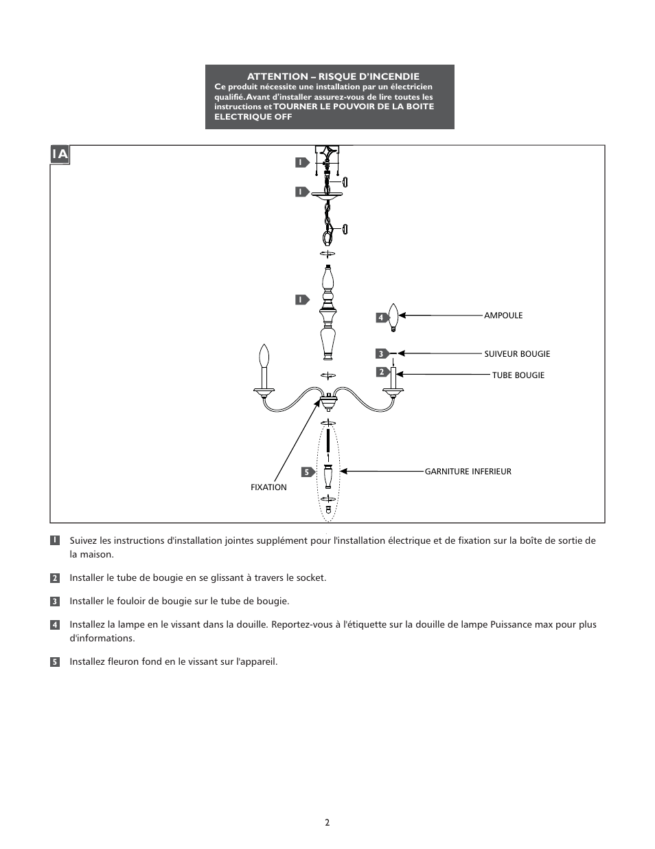 Feiss F2789-6 User Manual | Page 2 / 4