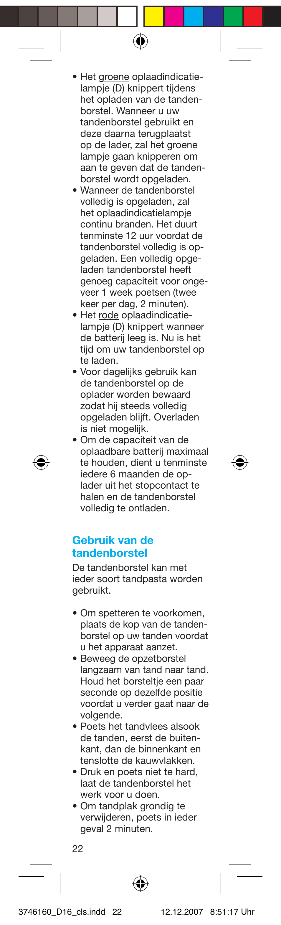 Braun 4729 Series User Manual | Page 23 / 26