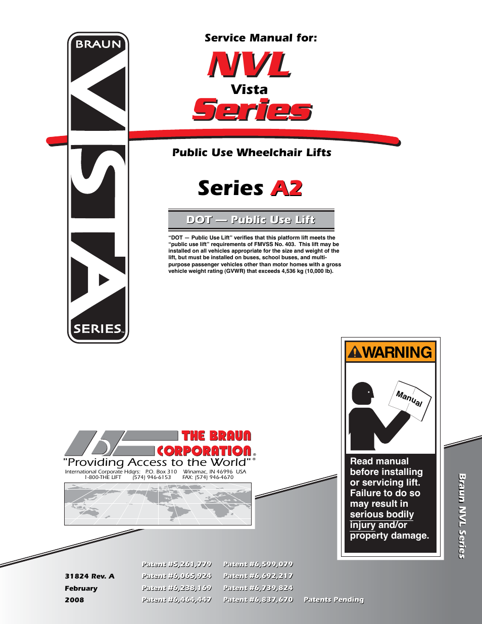 Braun VISTA A2 User Manual | 18 pages