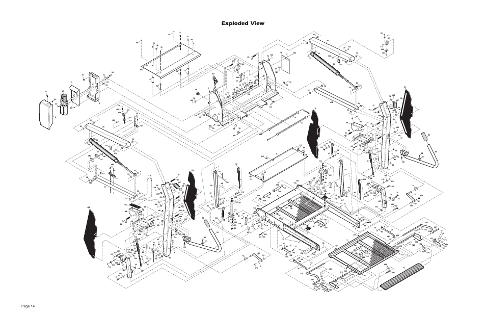 Exploded view, Page 14 | Braun VISTA A2 User Manual | Page 16 / 18