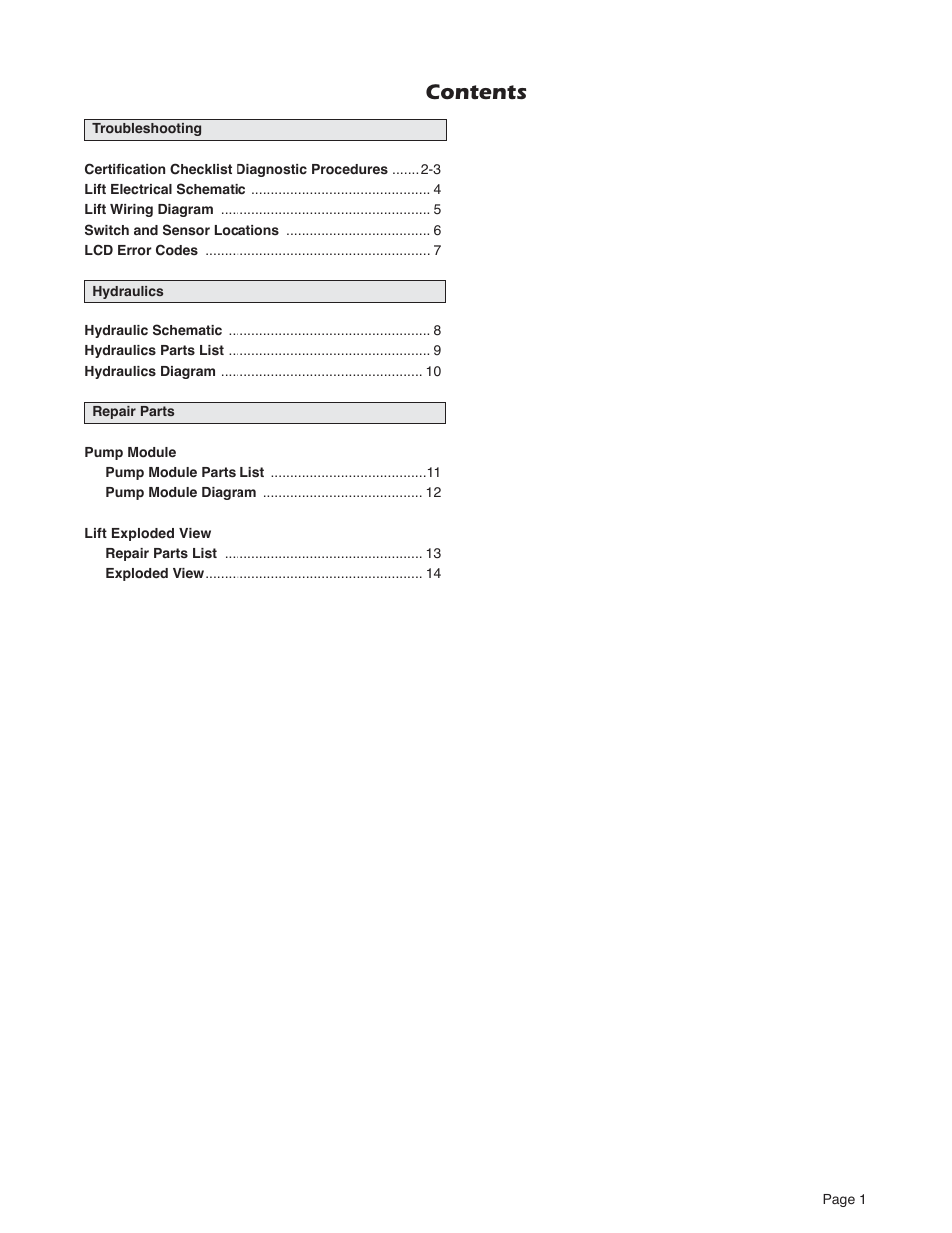 Ontents | Braun VISTA A2 User Manual | Page 3 / 18