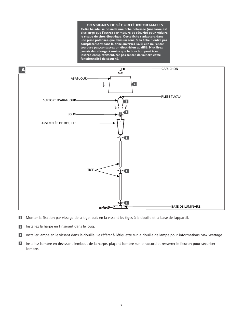 Feiss FL6318 User Manual | Page 2 / 4