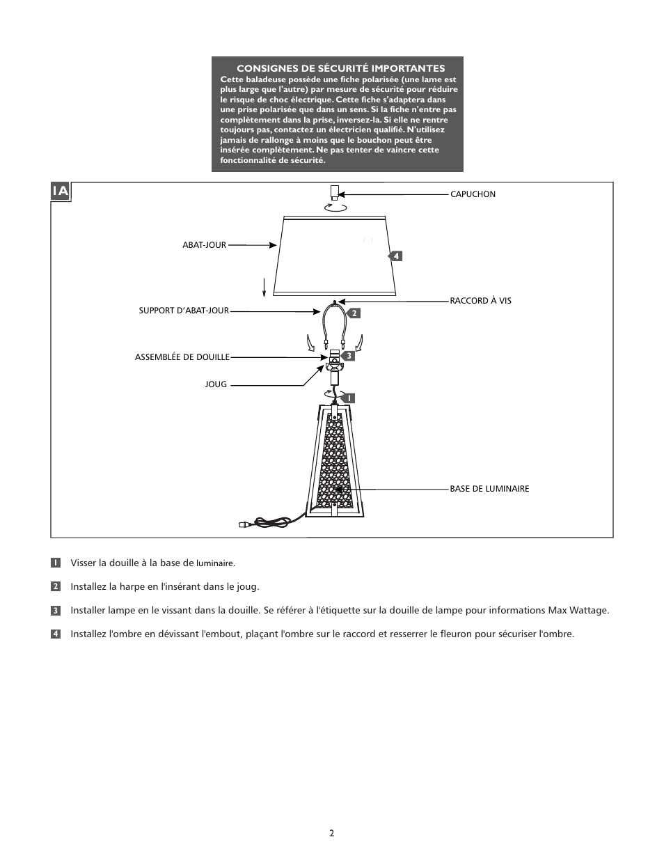 Feiss 10240 User Manual | Page 2 / 4