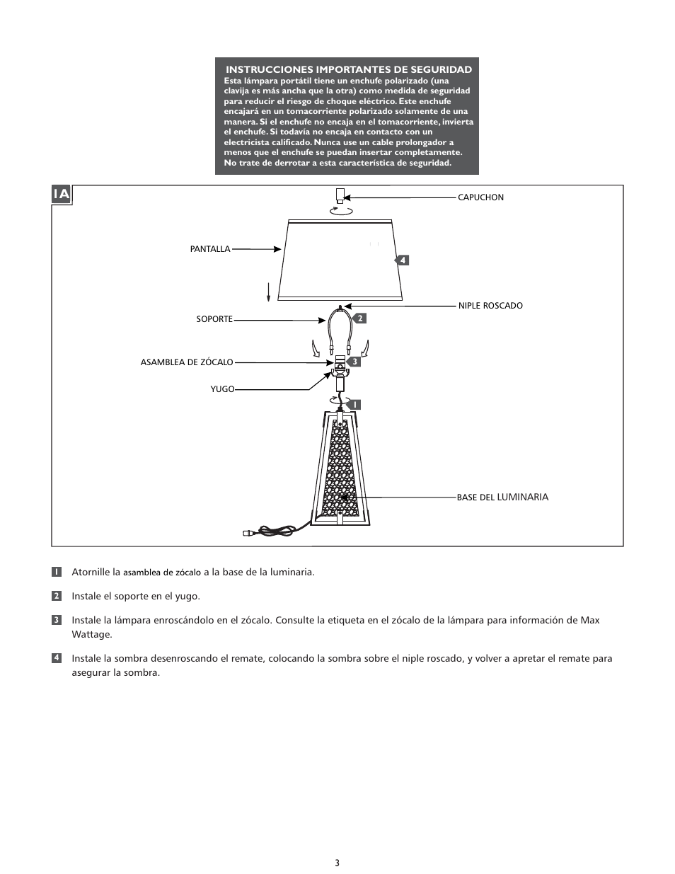 Feiss 10240 User Manual | Page 3 / 4