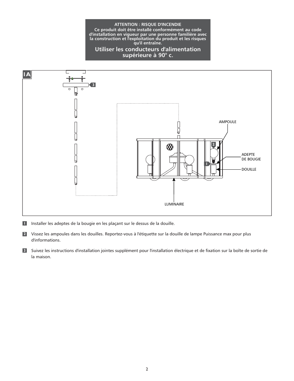 Feiss F2906-5 User Manual | Page 2 / 4