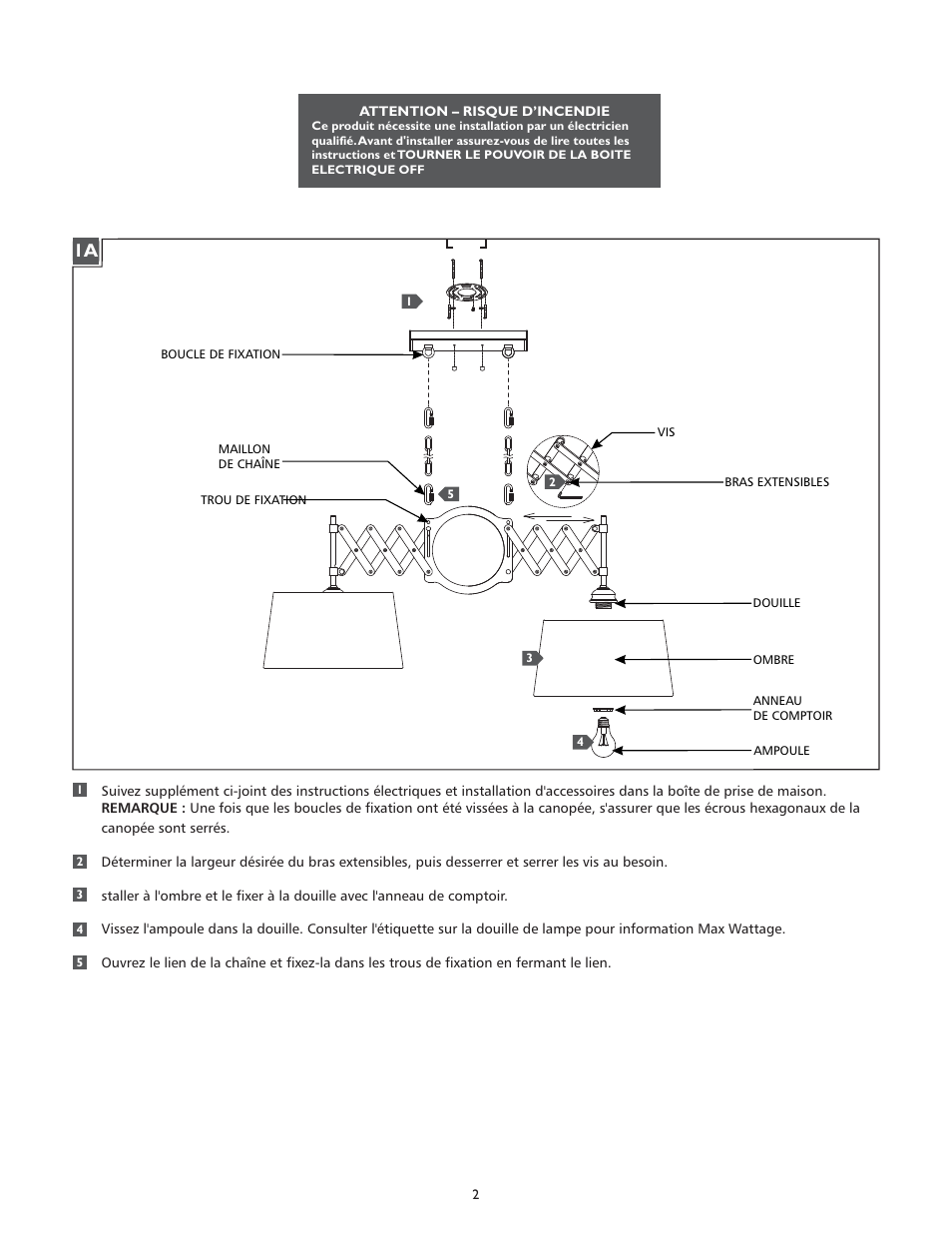 Feiss F2900-2 User Manual | Page 2 / 4