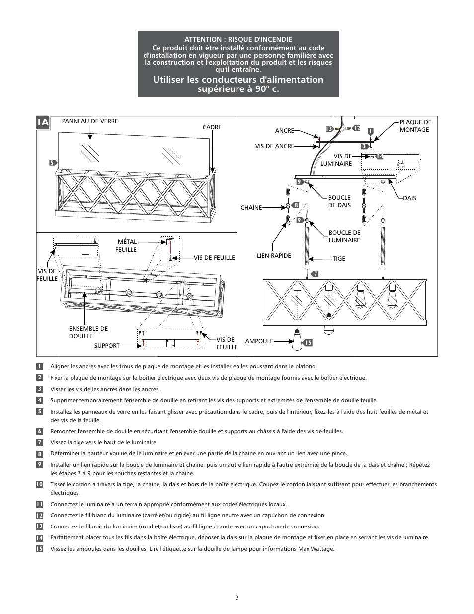 Feiss F2957-4 User Manual | Page 2 / 4