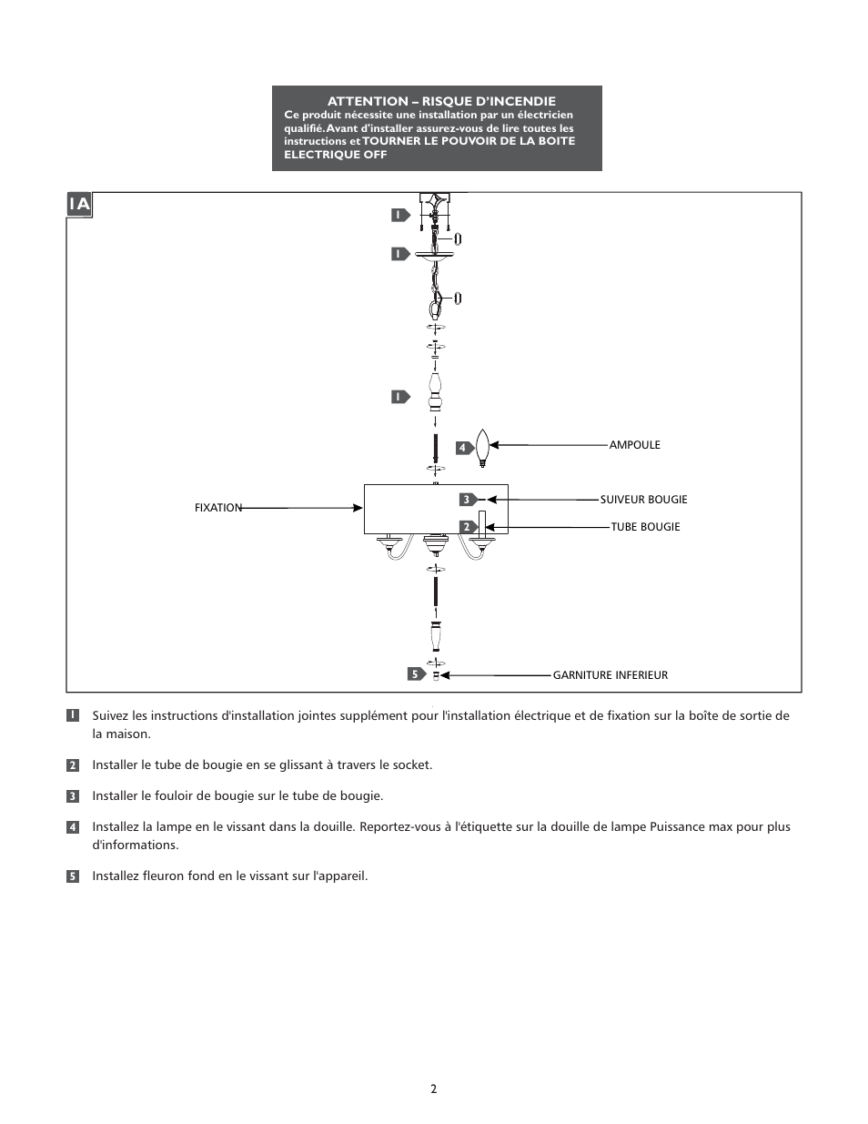 Feiss F2786-4 User Manual | Page 2 / 4