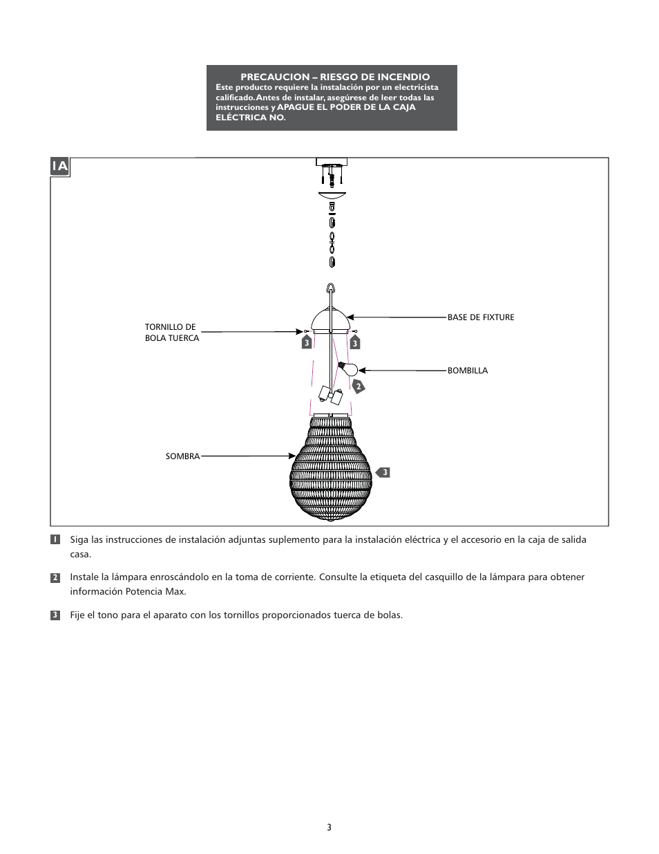 Feiss F2793-3 User Manual | Page 3 / 4